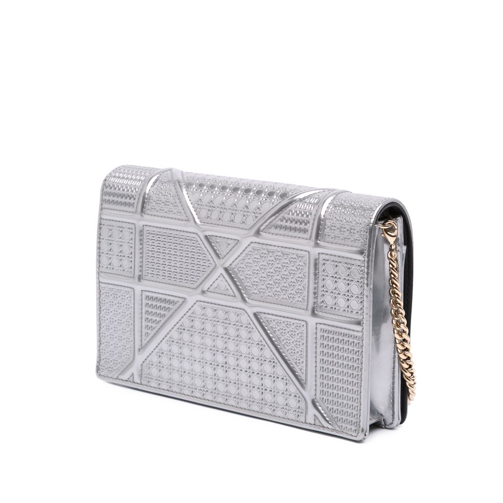 Dior Baby Patent Microcannage Diorama Crossbody - 2