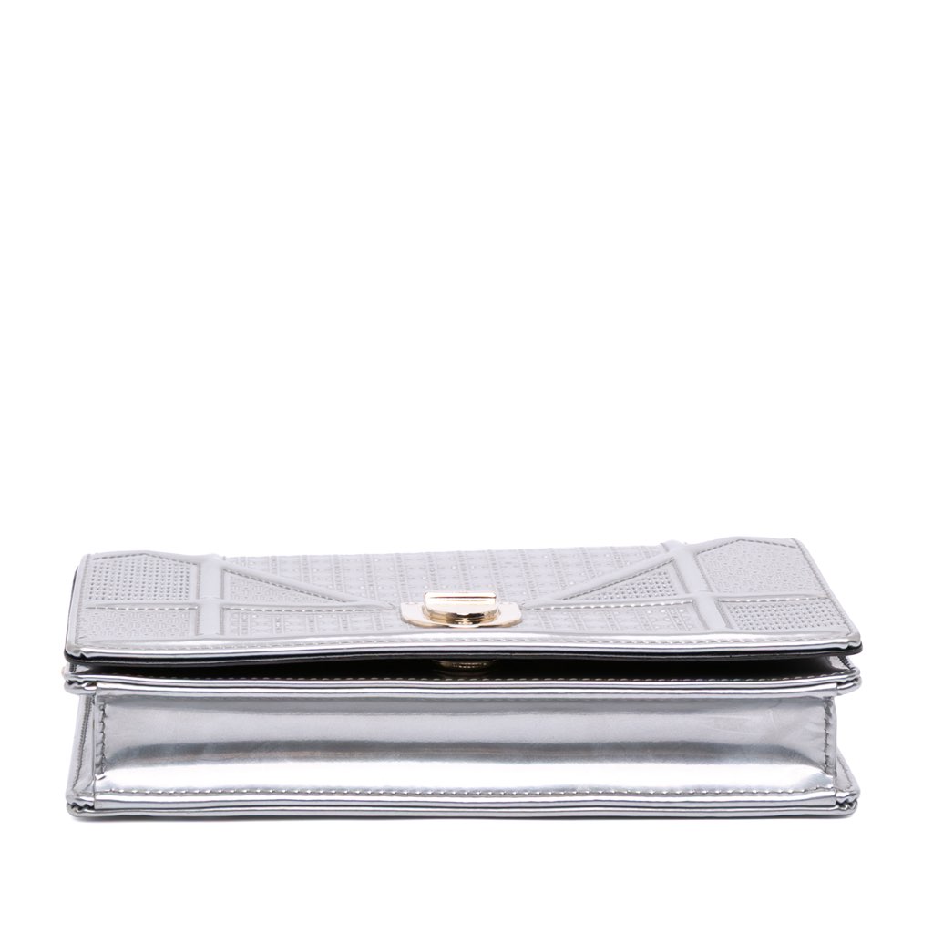 Dior Baby Patent Microcannage Diorama Crossbody - 3