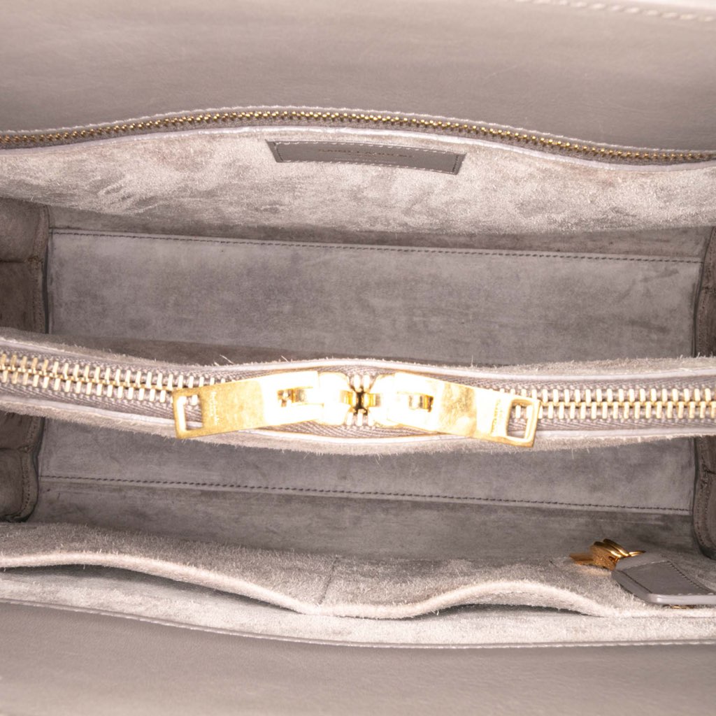 Saint Laurent Small Leather Sac De Jour Satchel - 4