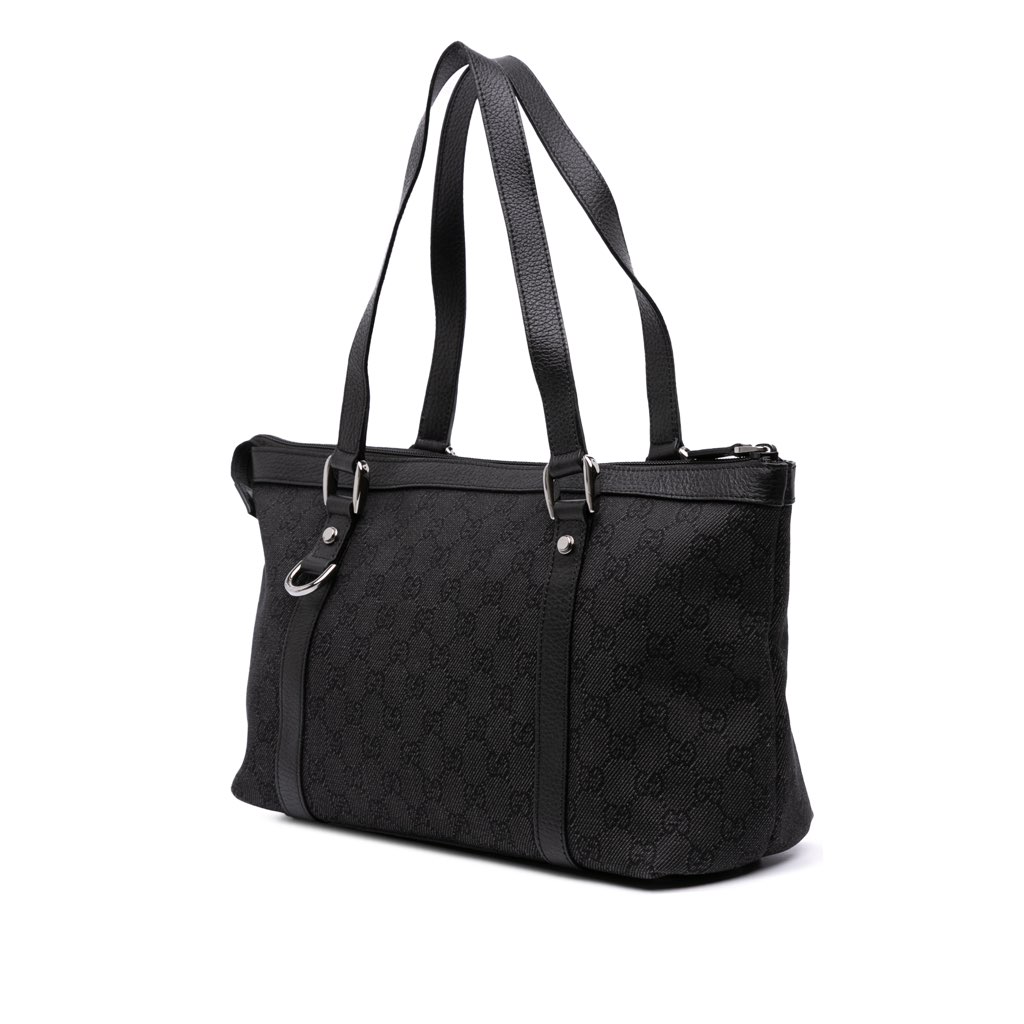 Gucci GG Denim Abbey D Ring Tote - 2