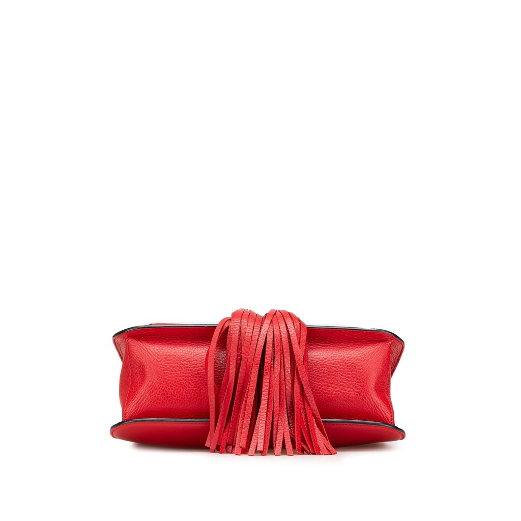 Gucci Medium Leather Bamboo Daily Crossbody - Image 6