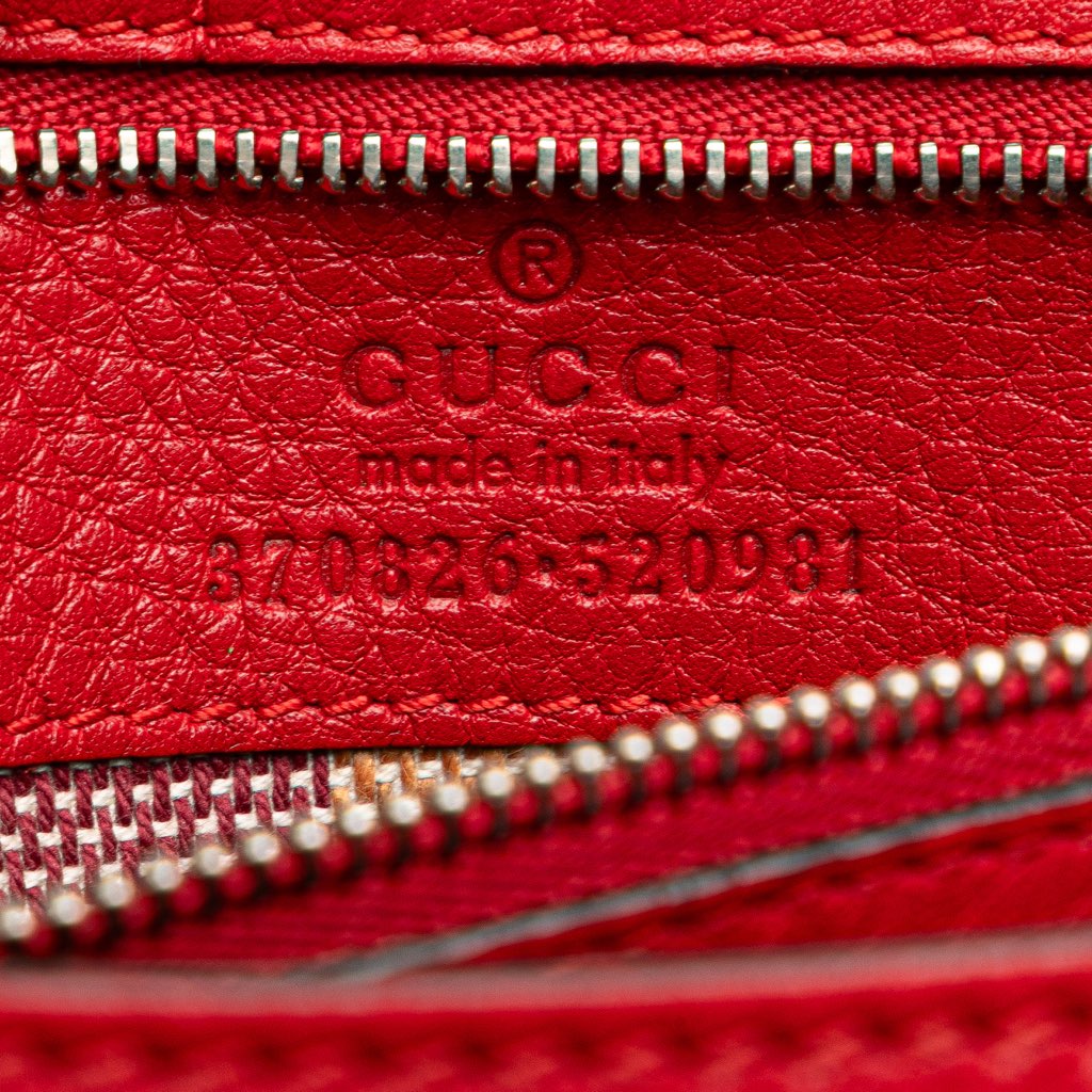 Gucci Medium Leather Bamboo Daily Crossbody - Side view