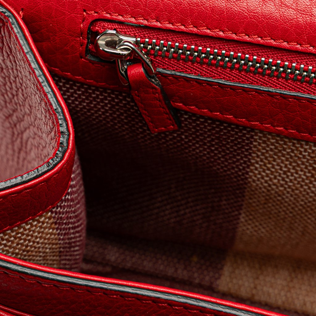 Gucci Medium Leather Bamboo Daily Crossbody - Detail 2