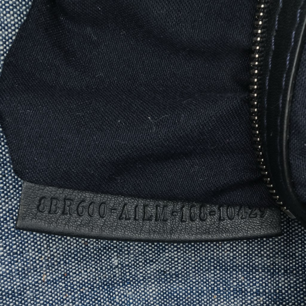 Fendi Embroidered Denim Ruffled F is Fendi Kan I Baguette - Detail 1