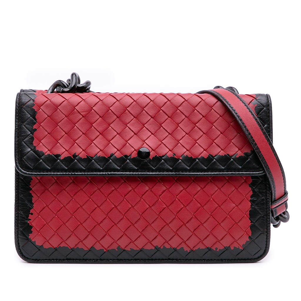 Bottega Veneta Nappa Intrecciato Glass Shoulder Bag