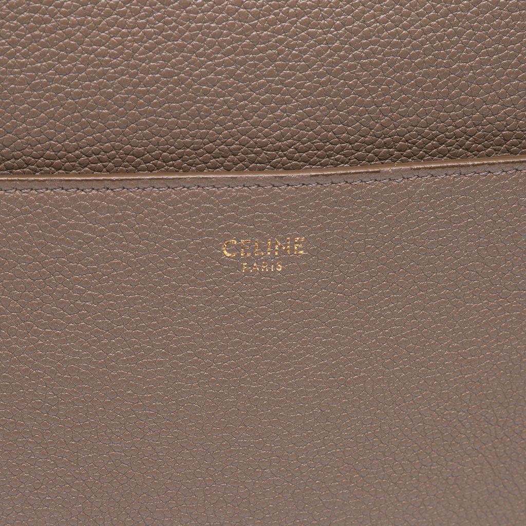 Celine Medium Leather Seau Sangle Bucket Bag - 5