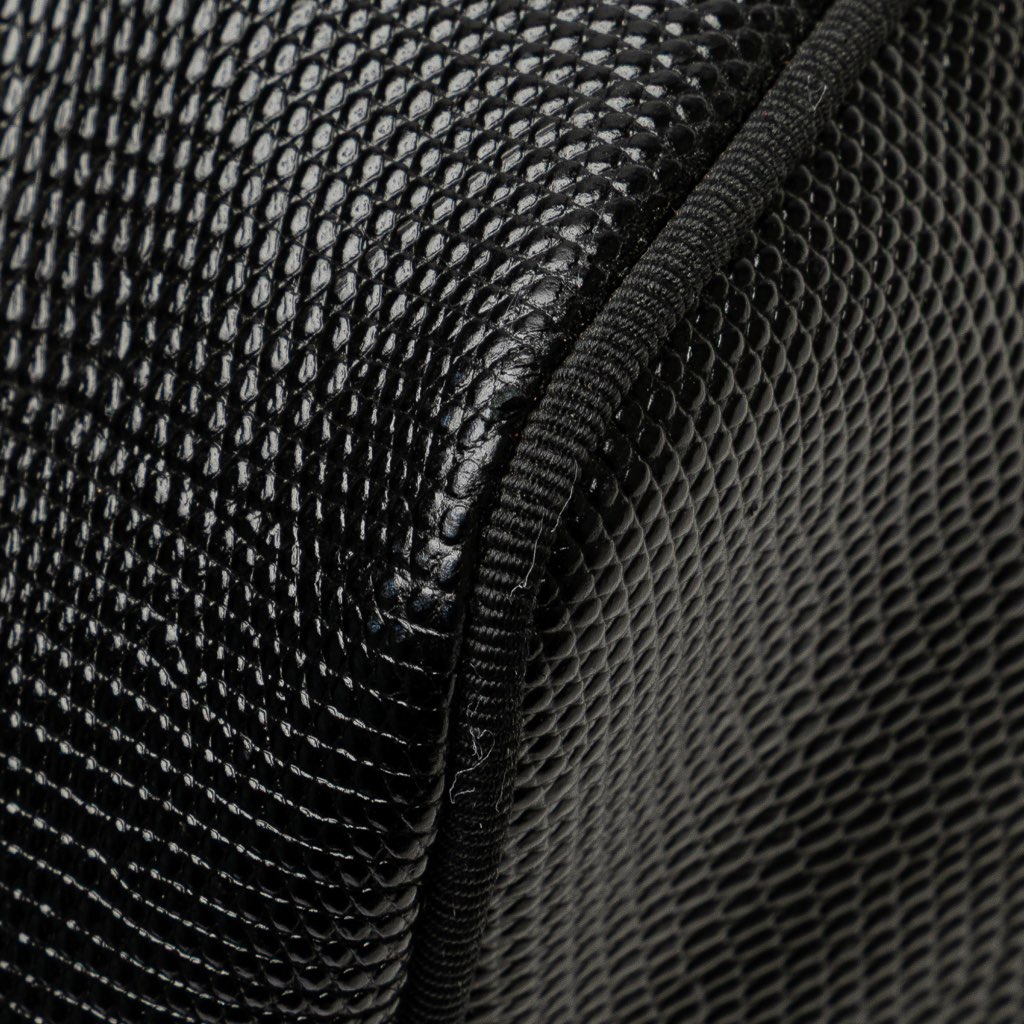 Salvatore Ferragamo Embossed Lizard Leather Vara Crossbody - Image 11