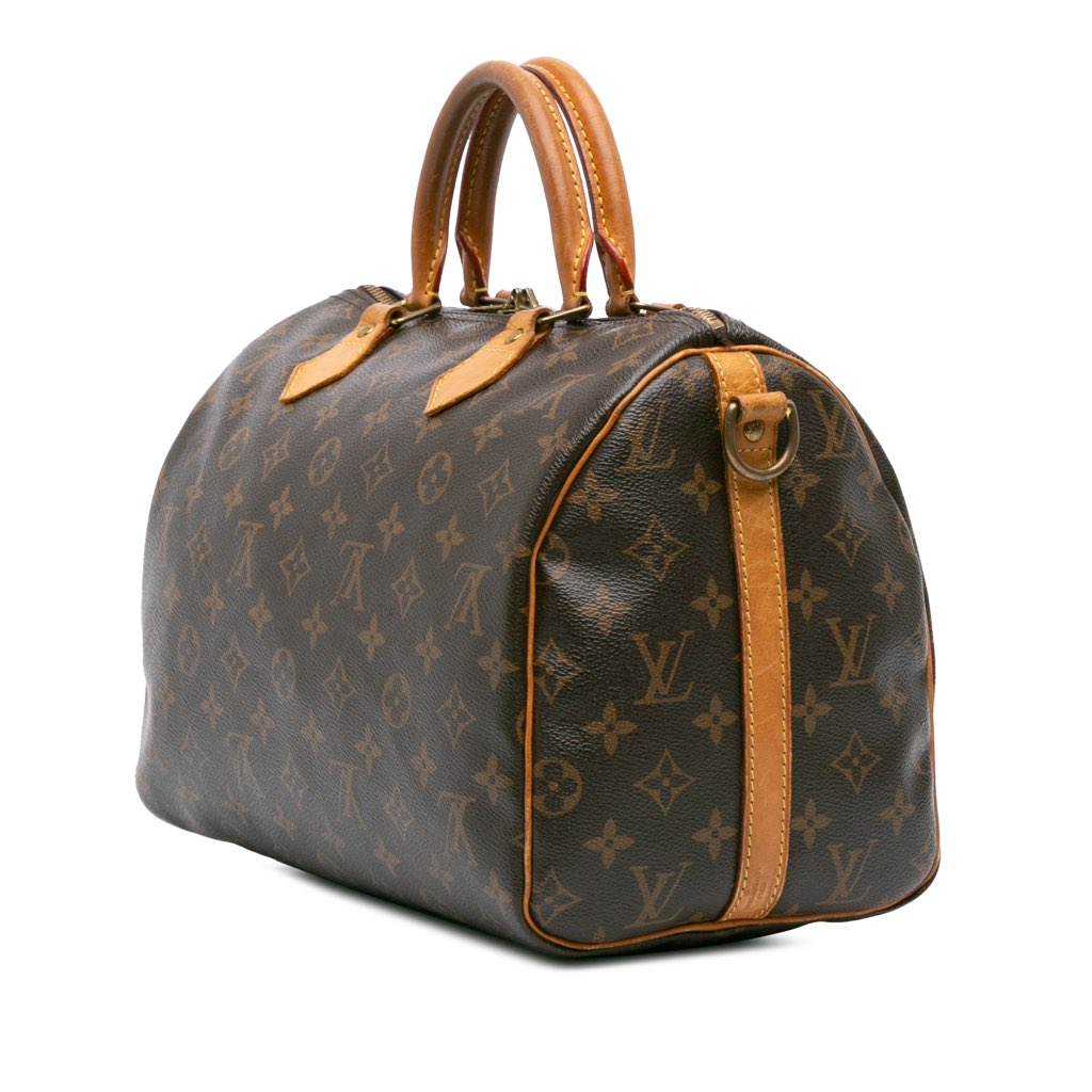 Louis Vuitton Monogram Speedy Bandouliere 30 - Back view