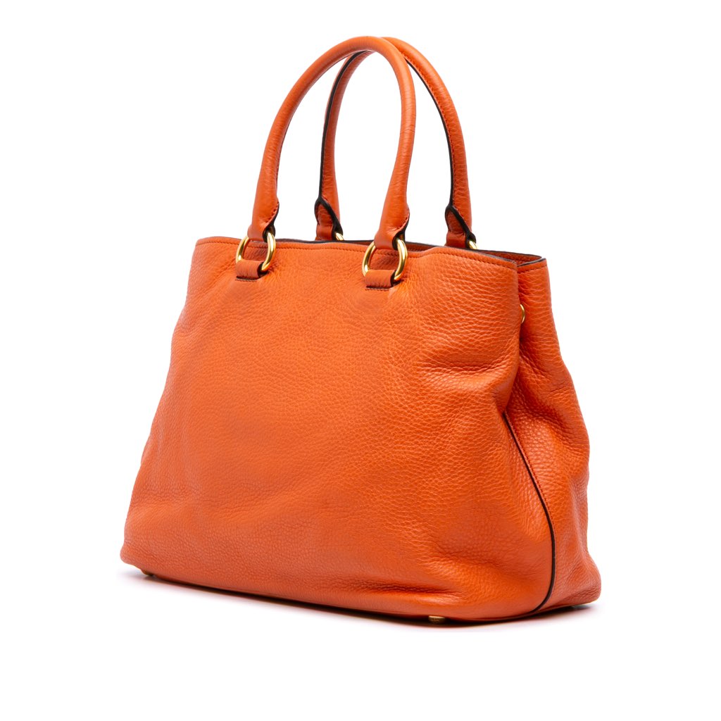 Prada Vitello Daino Open Convertible Tote - 2