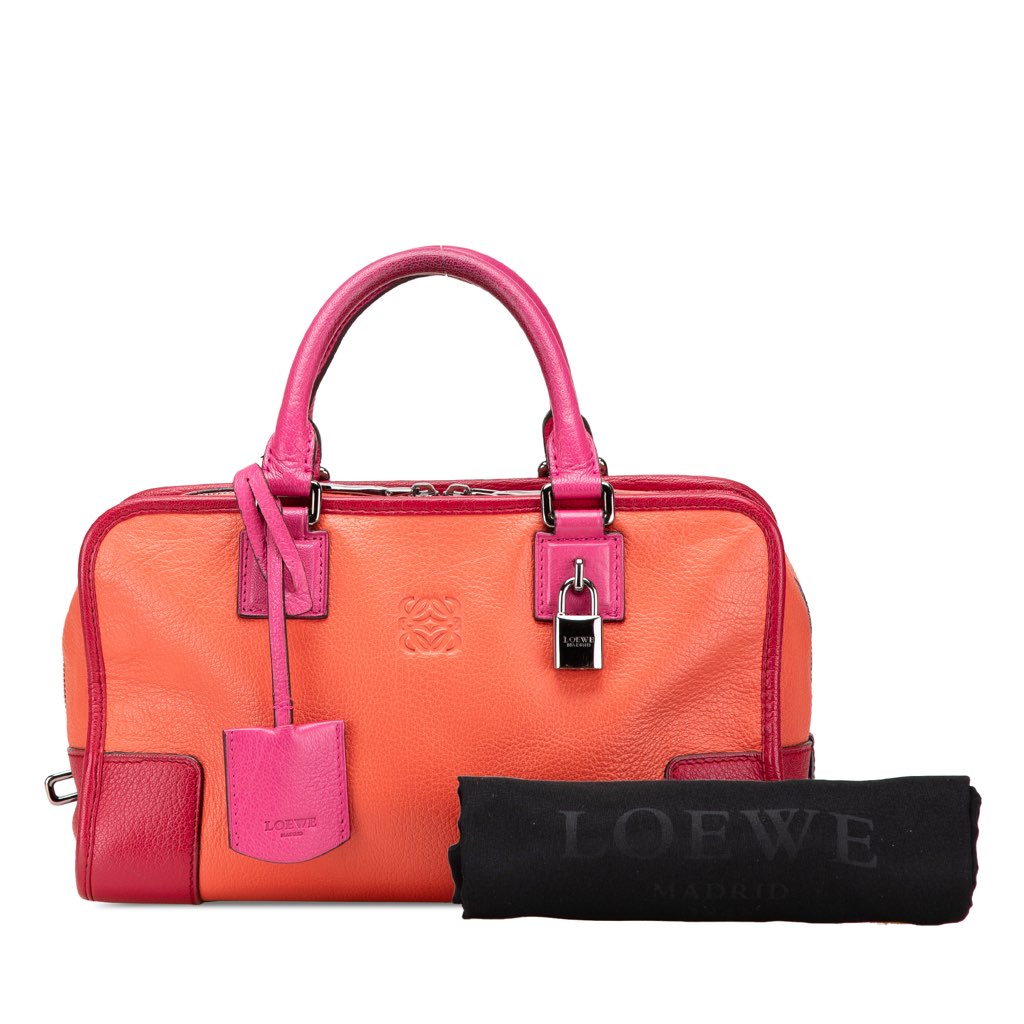 Loewe Tricolor Goatskin Amazona 28 - Image 16