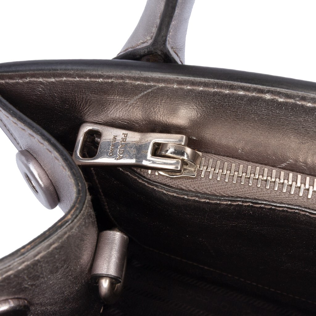 Prada Small Saffiano Cuir Monochrome Top Handle Tote - Image 10