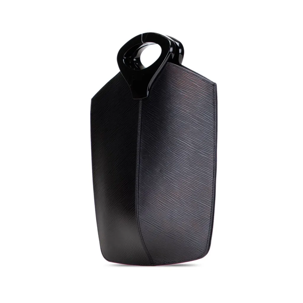 Louis Vuitton Epi Demi Lune Black Leather Very good - Back View