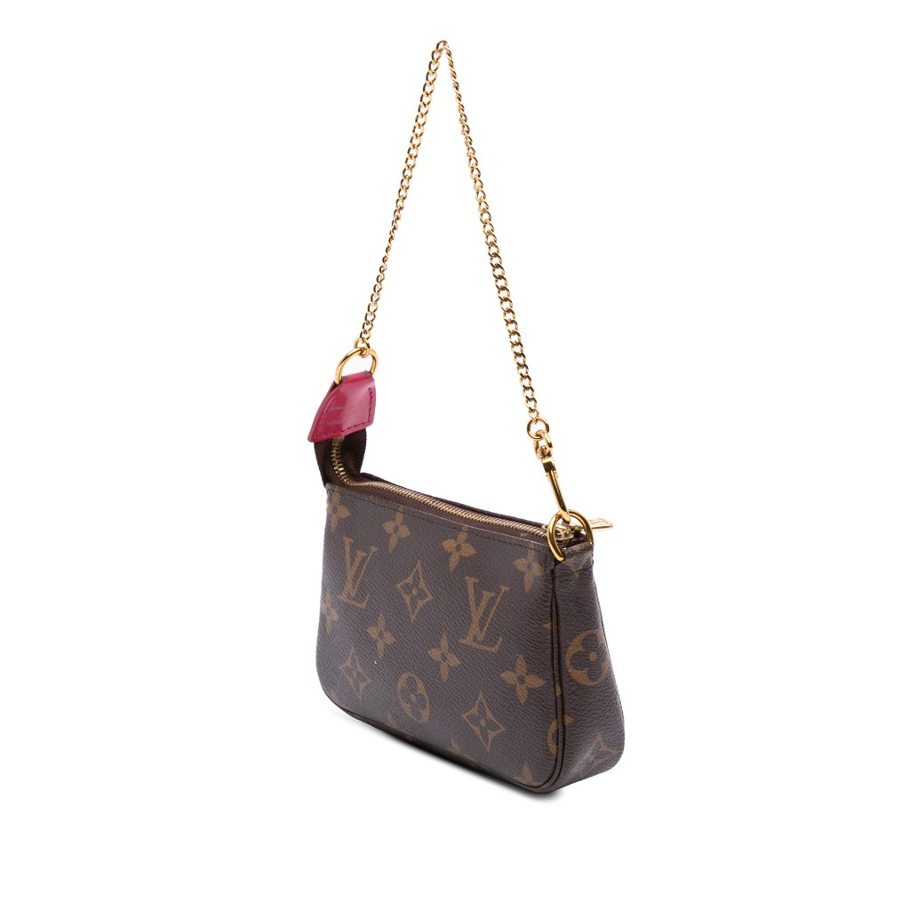 Louis Vuitton Monogram Vivienne Christmas Roller Coaster Mini Pochette Accessoires - Back view