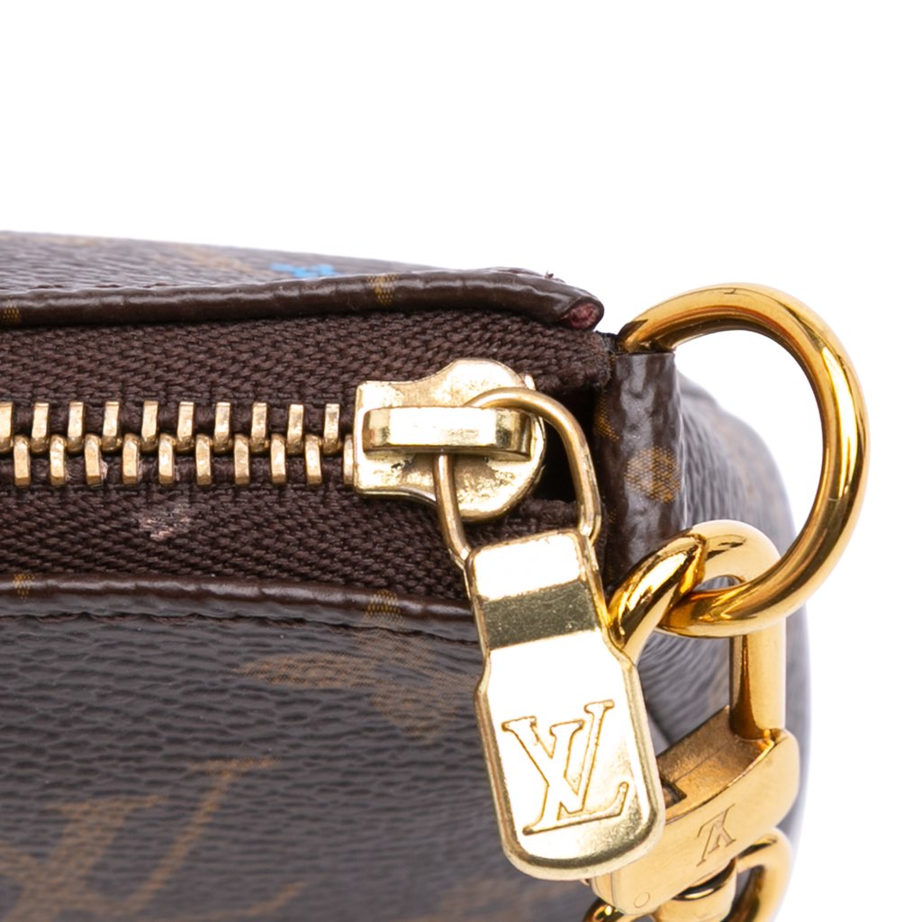 Louis Vuitton Monogram Vivienne Christmas Roller Coaster Mini Pochette Accessoires - Detail 2