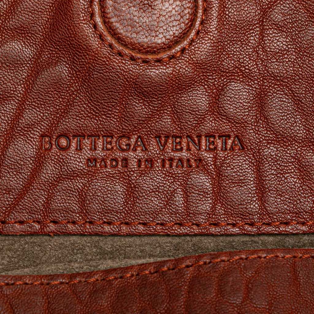 Bottega Veneta Textured Leather Whipstitch Duo Shoulder Bag - 5