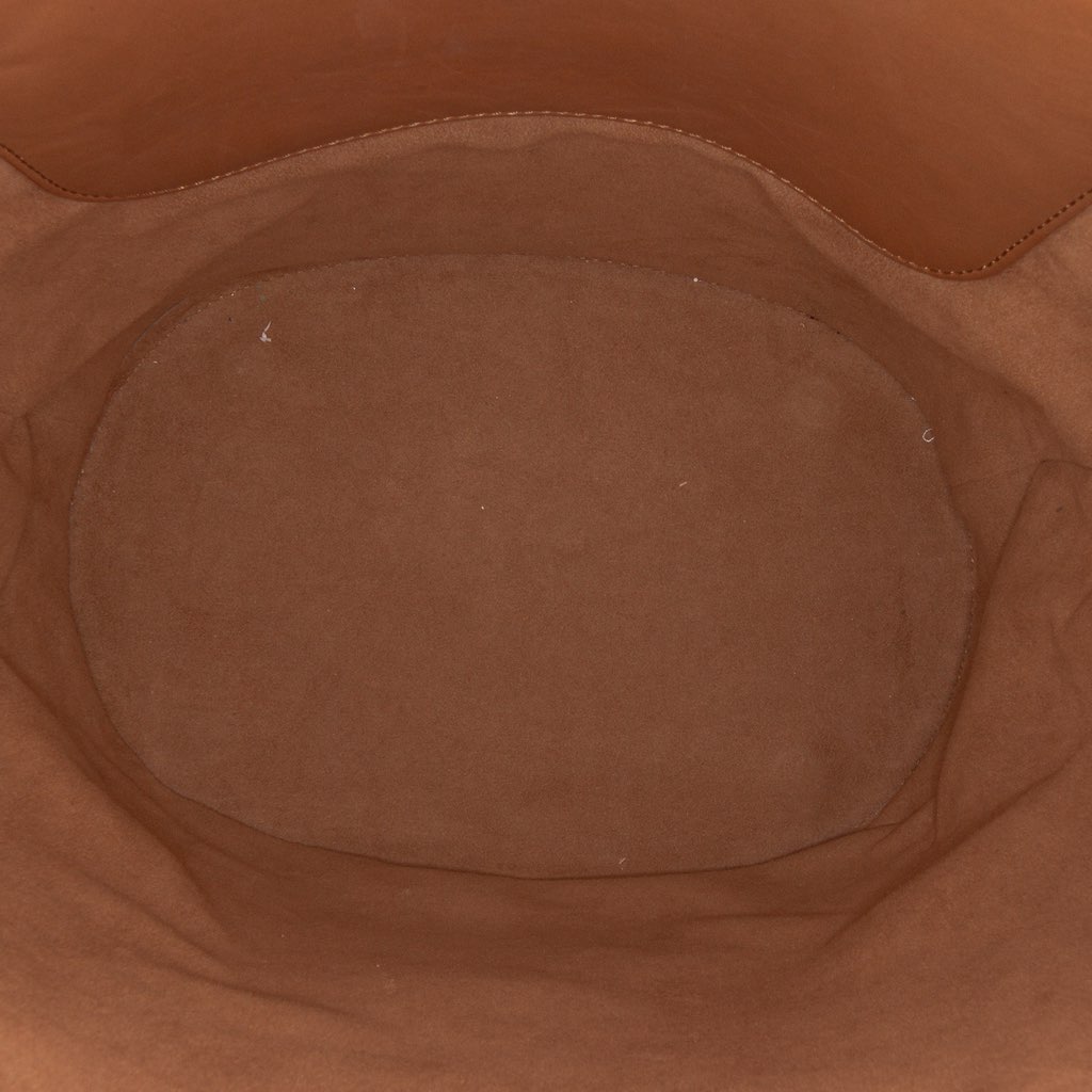 Burberry House Check Canvas and Suede Fringe Bucket Bag - 4