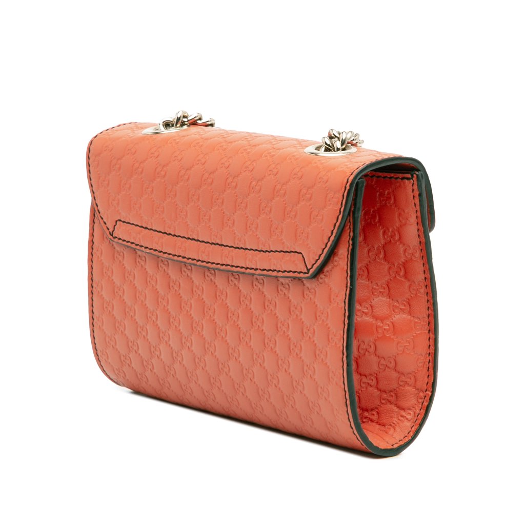 Gucci Mini Microguccissima Emily Crossbody - Back view