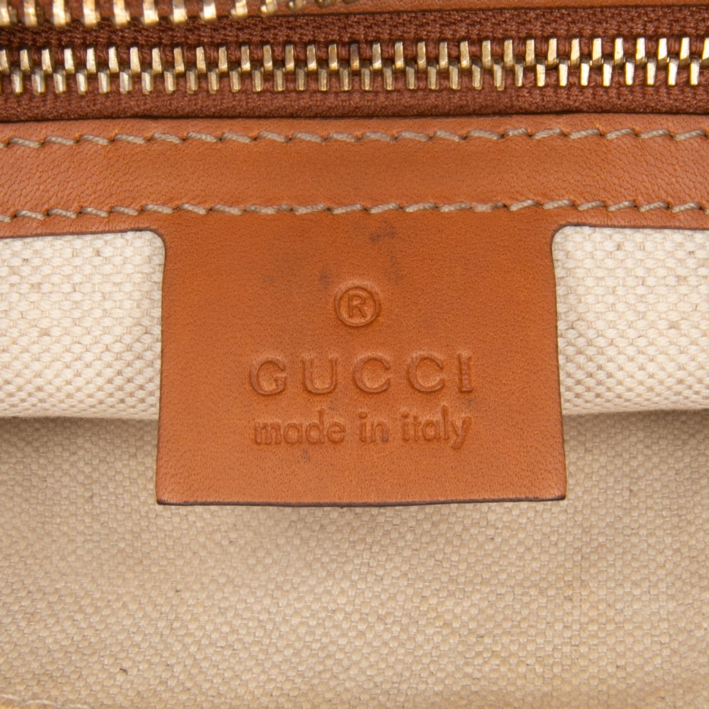 Gucci Medium GG Canvas Web Heritage Tote - 5
