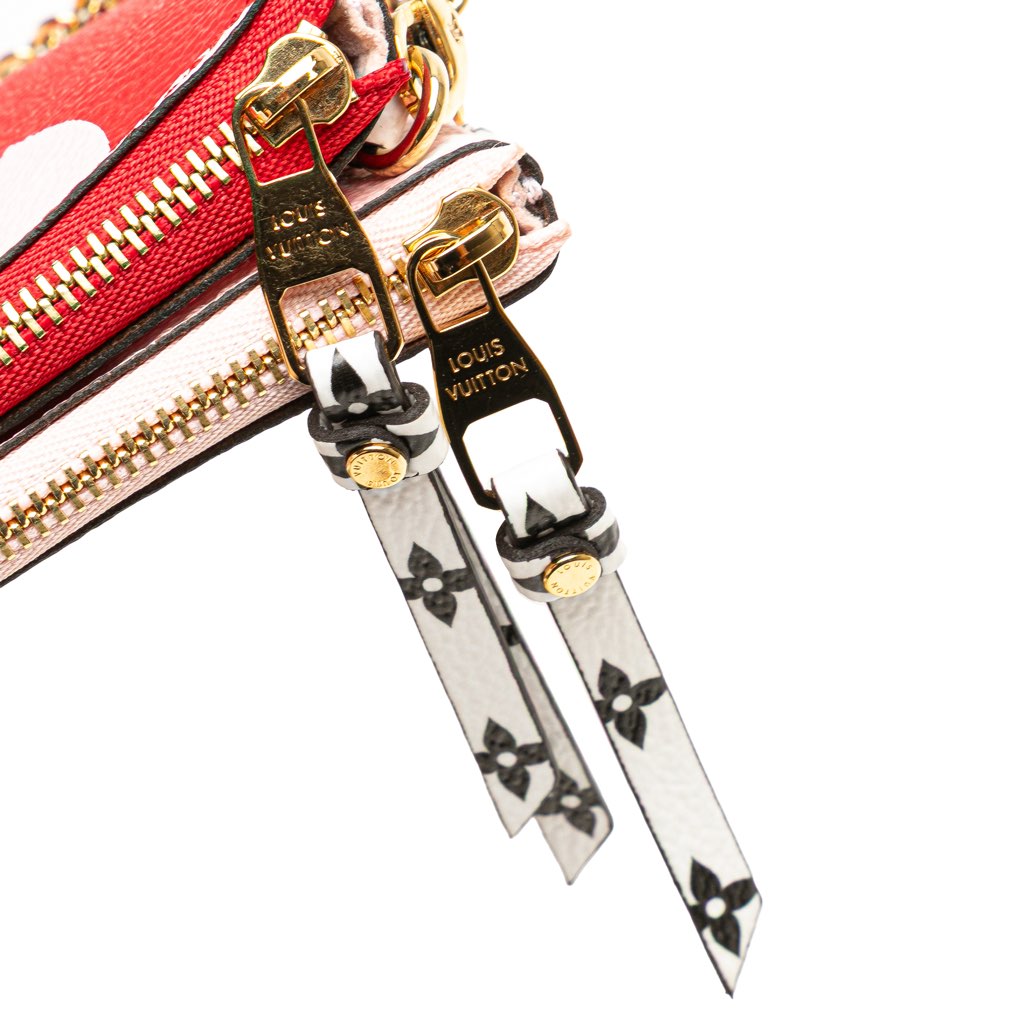 Louis Vuitton Limited Edition Monogram Giant Double Zip Pochette - Image 10