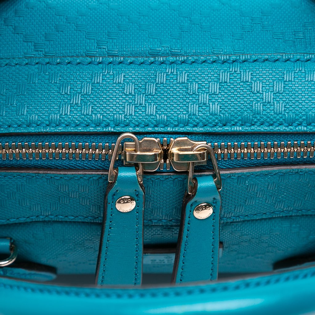 Gucci Diamante Bright Leather Satchel - Detail 2