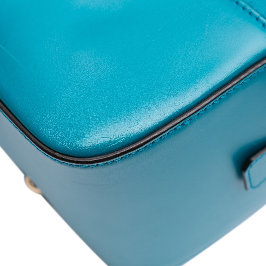 Gucci Diamante Bright Leather Satchel - Image 10