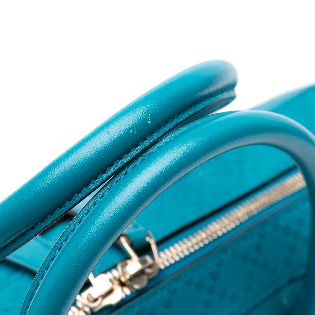 Gucci Diamante Bright Leather Satchel - Image 12