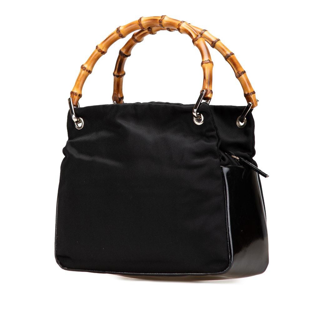 Gucci Nylon Bamboo Handbag - 2