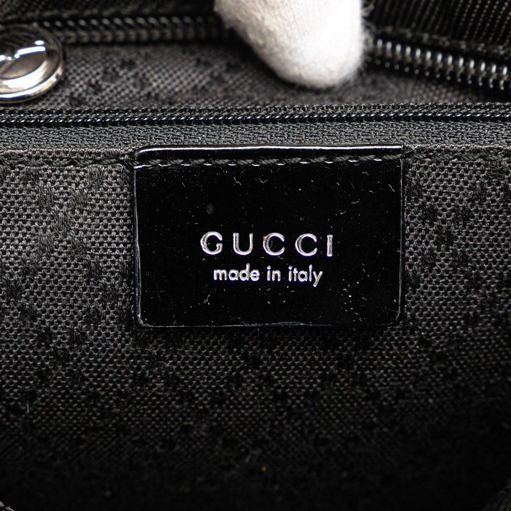 Gucci Nylon Bamboo Handbag - 5