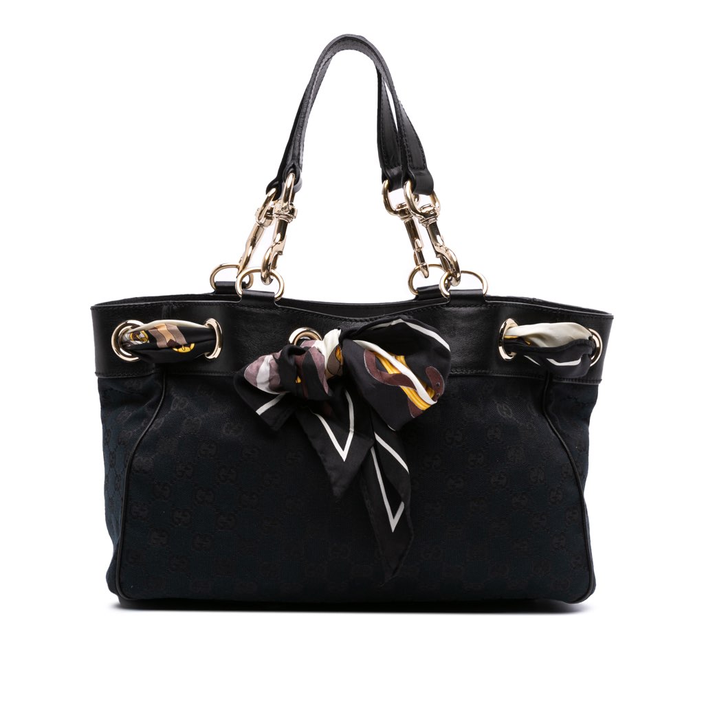 Gucci Medium GG Canvas Positano Tote