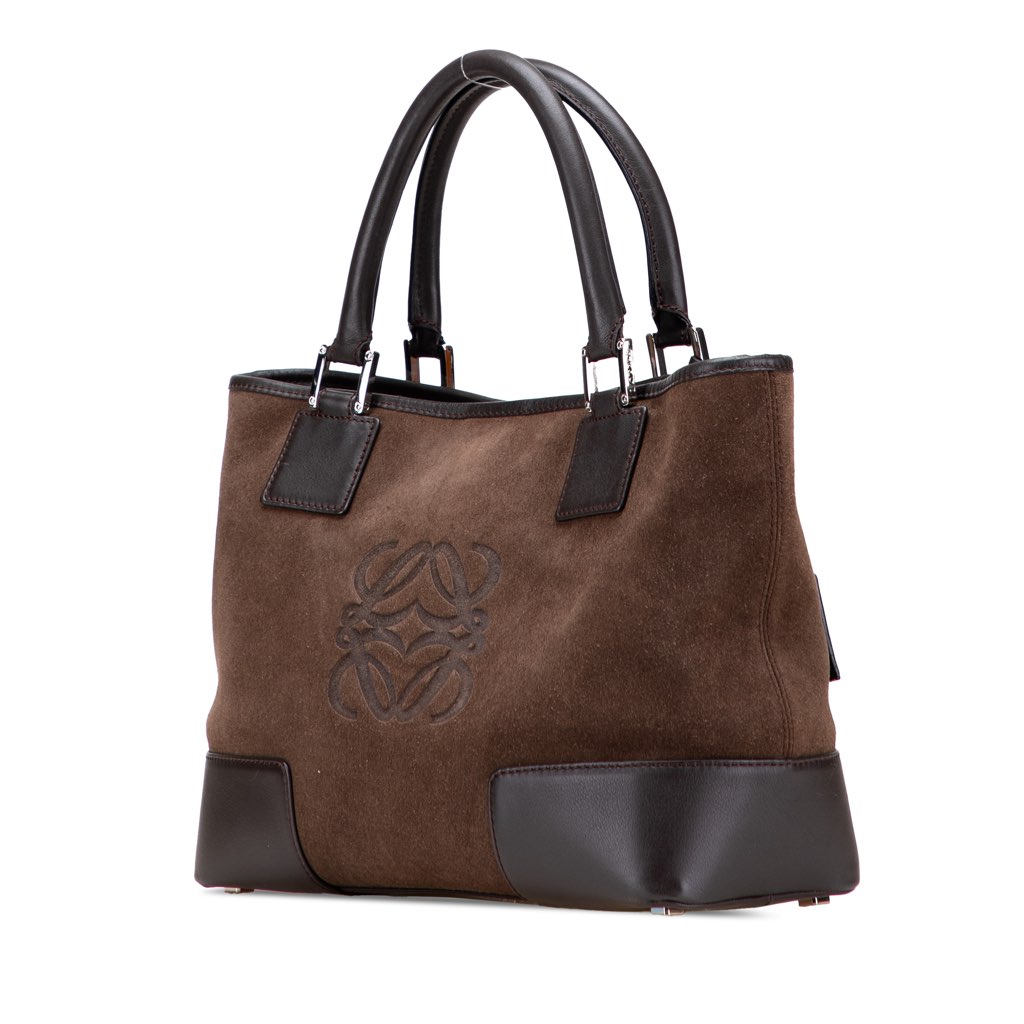 Loewe Suede Fusta 28 Tote - 2
