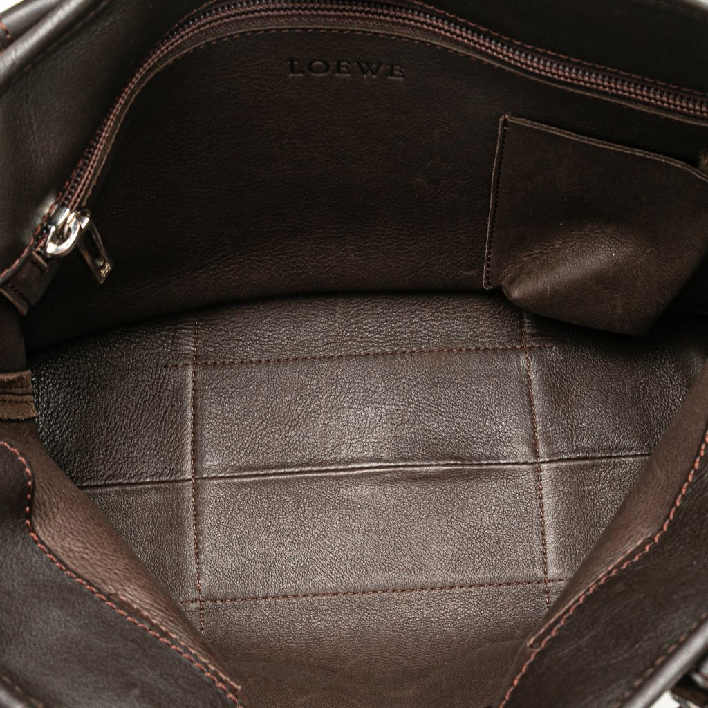 Loewe Suede Fusta 28 Tote - 4