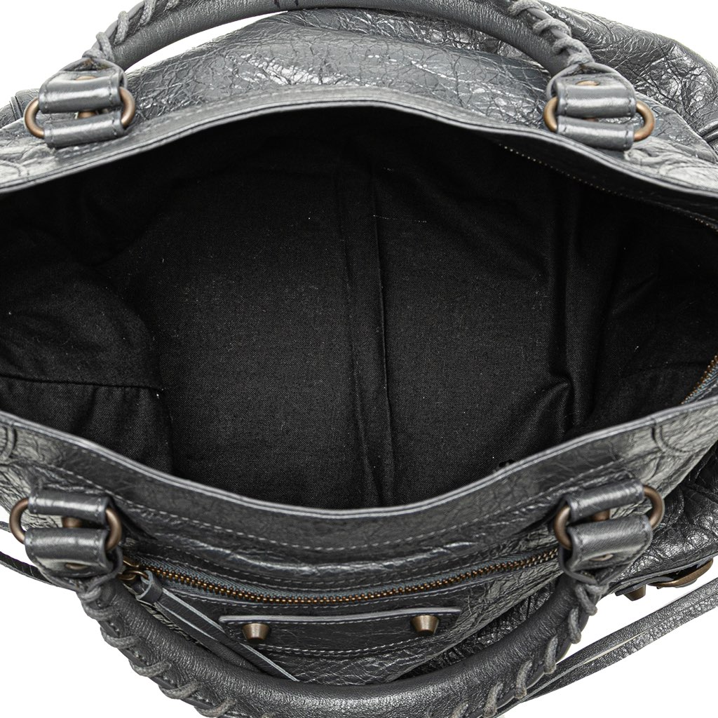 Balenciaga Lambskin Motocross Classic Velo Satchel - 4