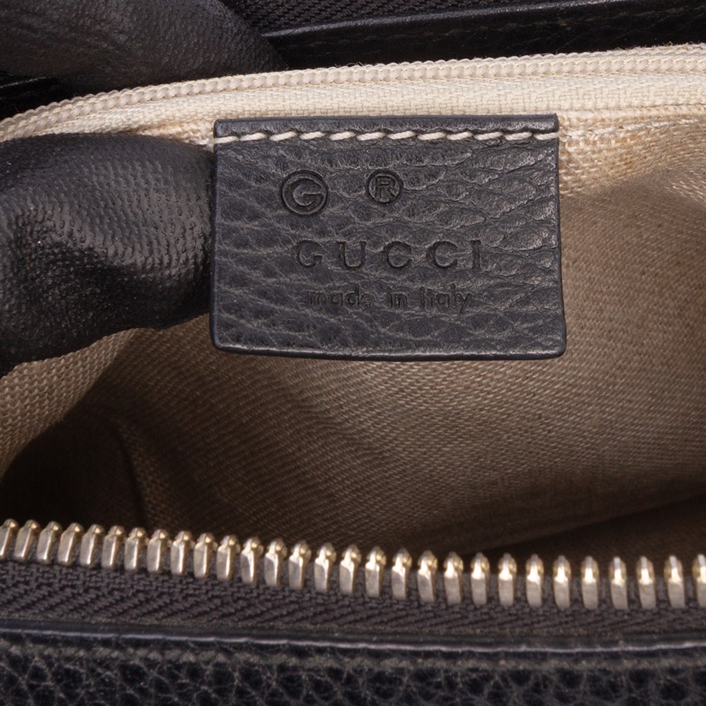 Gucci Dollar Calfskin GG Charm Satchel - 5