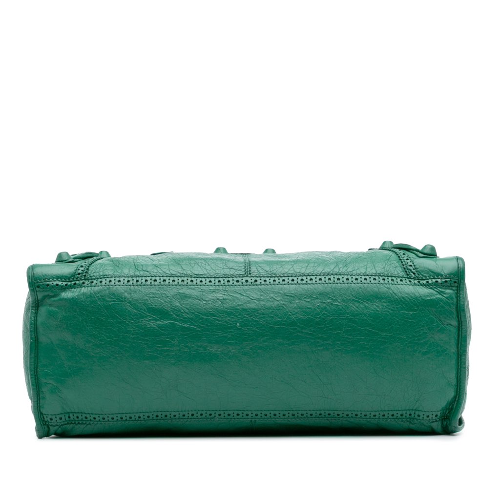 Balenciaga Lambskin Motocross Giant Brogues Part Time Satchel - 3