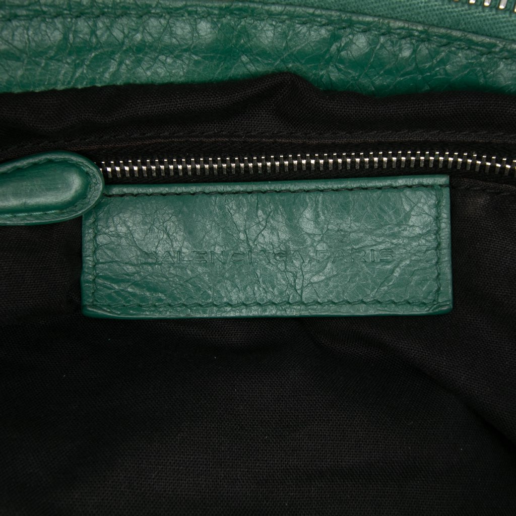 Balenciaga Lambskin Motocross Giant Brogues Part Time Satchel - 5