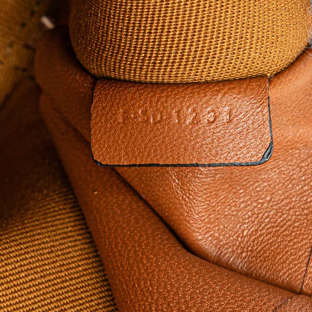 Celine Triomphe Coated Canvas Clutch On Chain - Detail 1