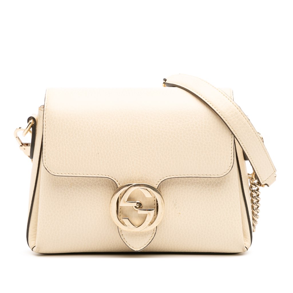 Gucci Small Dollar Calfskin Interlocking G Crossbody