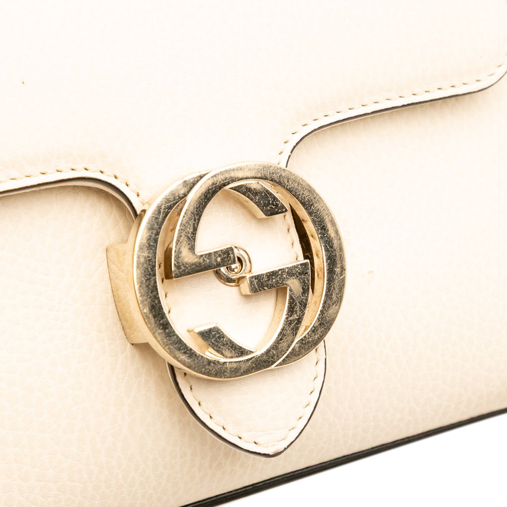 Gucci Small Dollar Calfskin Interlocking G Crossbody - Image 11