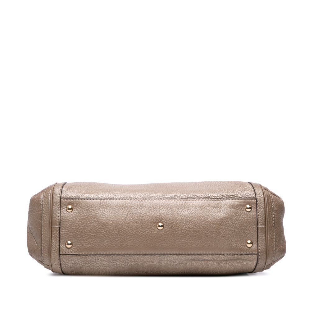 Gucci Large Leather Bella Tote - Image 6