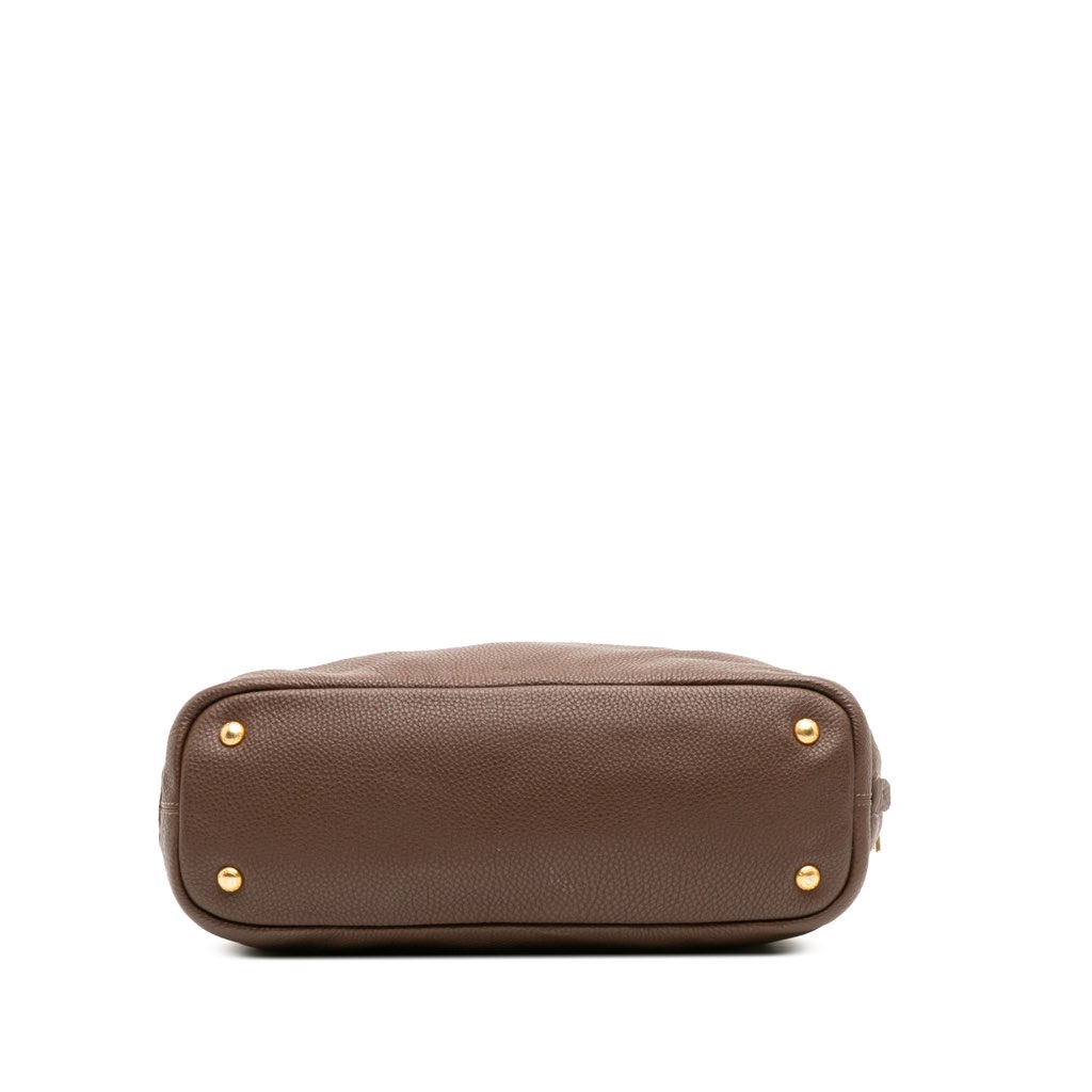 Prada Vitello Daino Side Zip Shopper Tote - 3