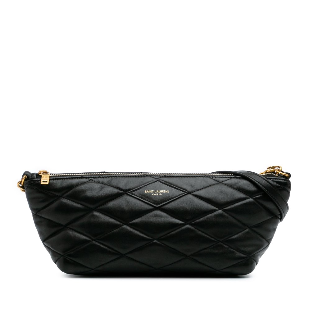 Saint Laurent Mini Quilted Lambskin Sade Shoulder Bag