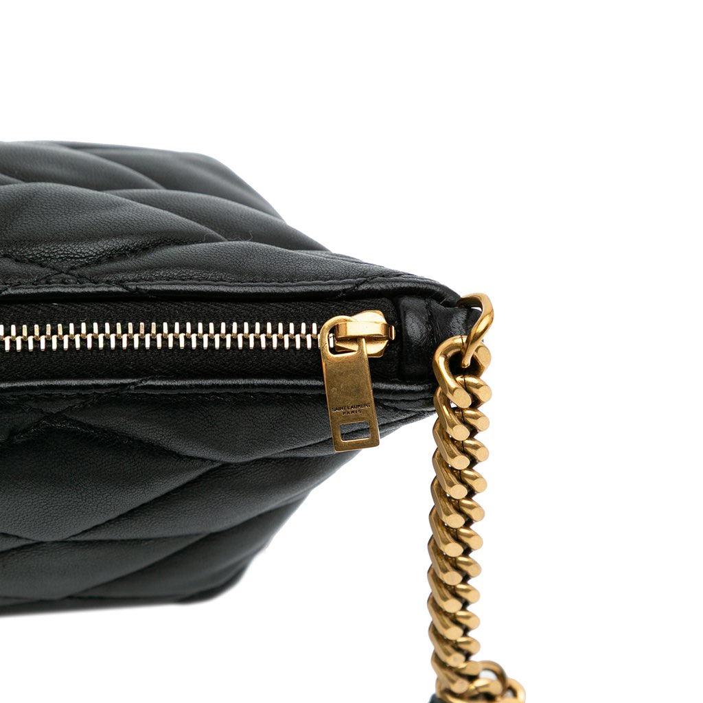Saint Laurent Mini Quilted Lambskin Sade Shoulder Bag - Detail 2