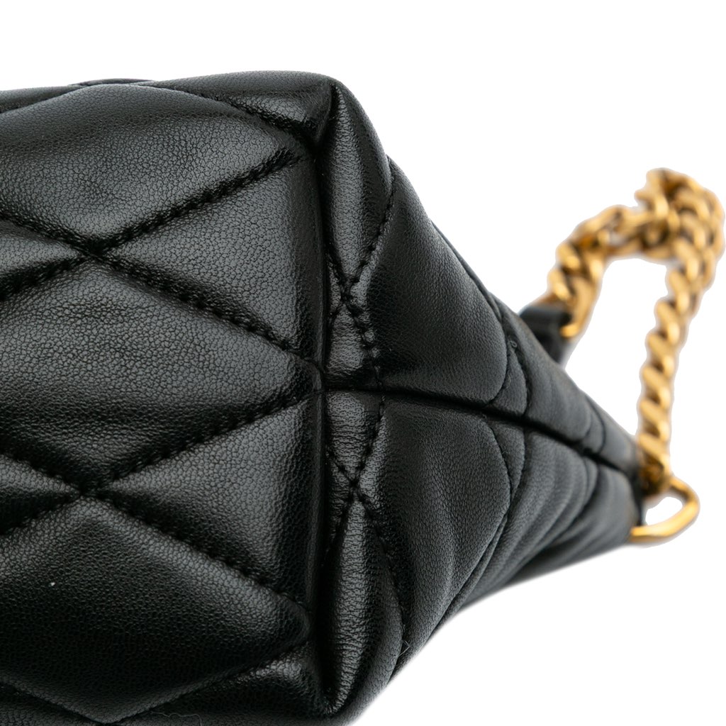 Saint Laurent Mini Quilted Lambskin Sade Shoulder Bag - Image 10