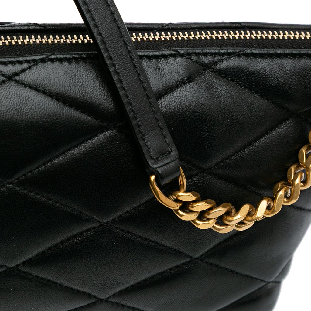 Saint Laurent Mini Quilted Lambskin Sade Shoulder Bag - Image 11