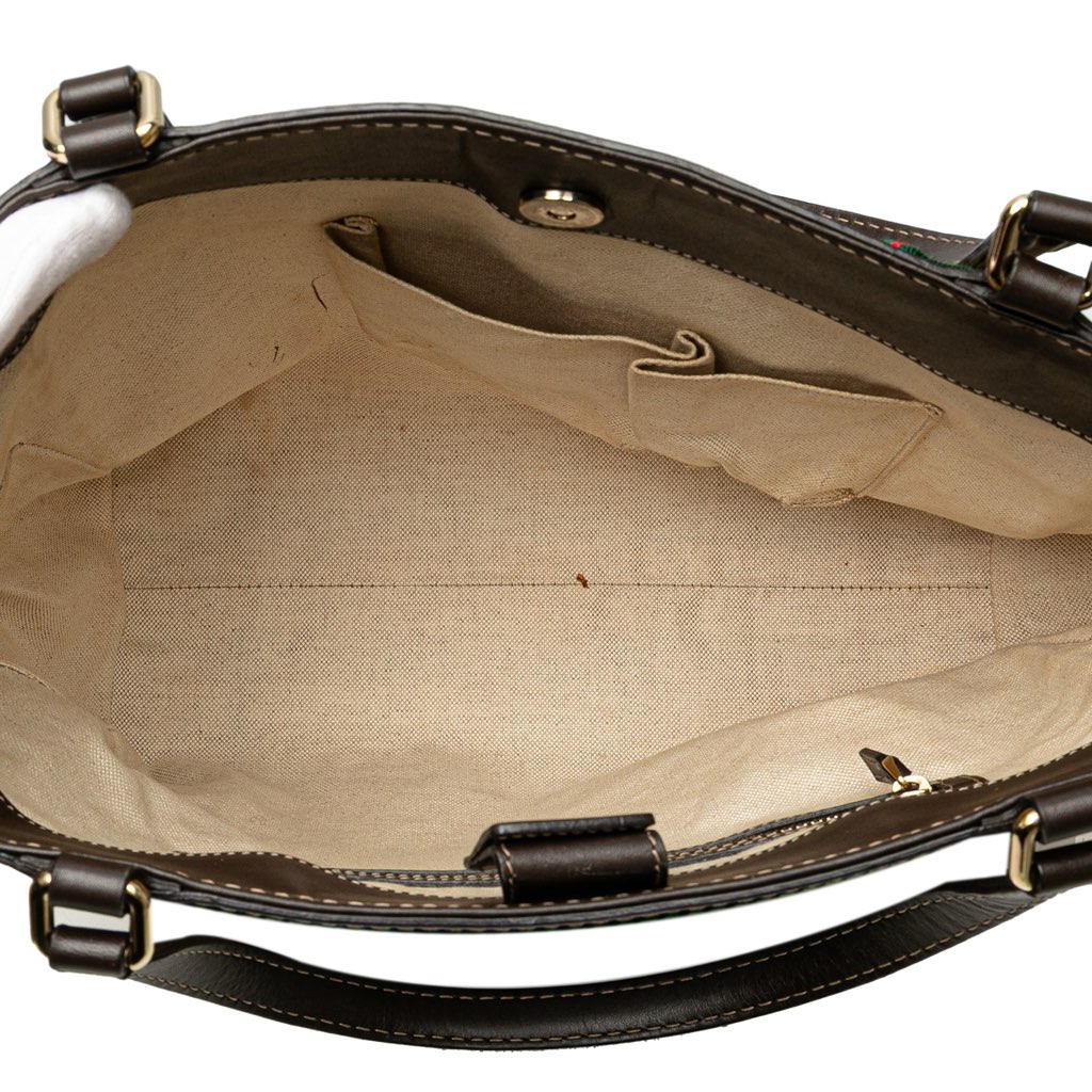 Gucci GG Canvas Web Mayfair Tote - 4