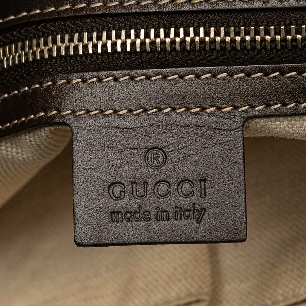 Gucci GG Canvas Web Mayfair Tote - Side view