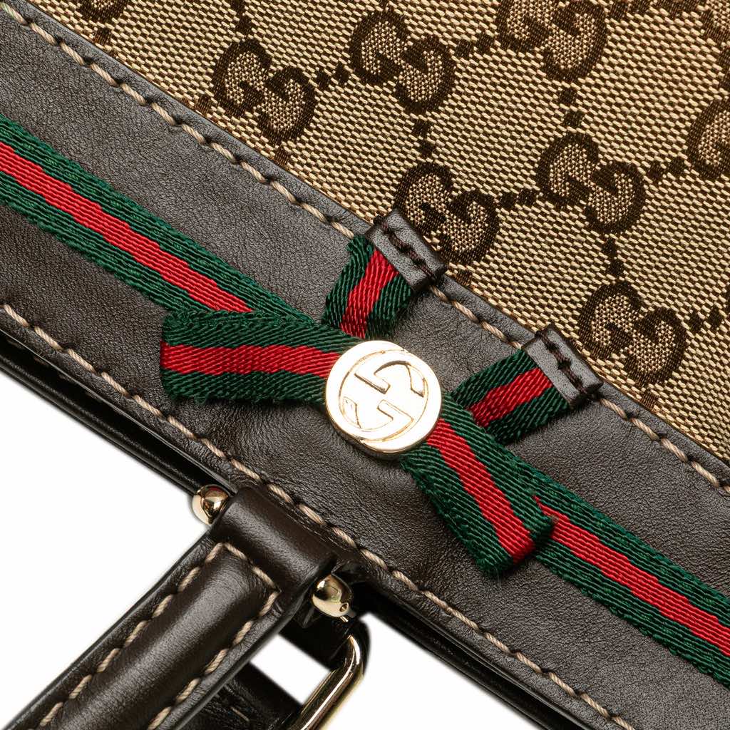 Gucci GG Canvas Web Mayfair Tote - Image 10