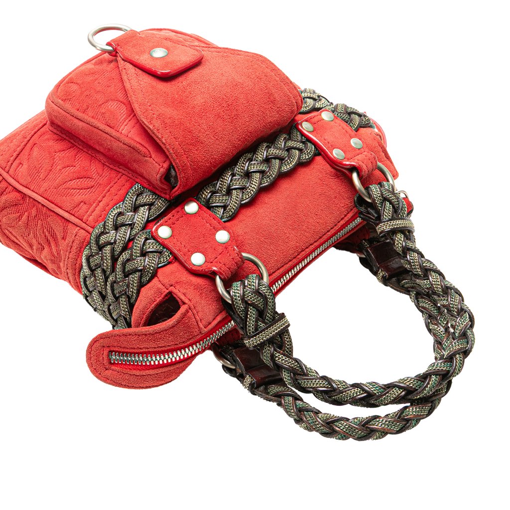 Loewe Mini Anagram Suede Handbag - Image 13