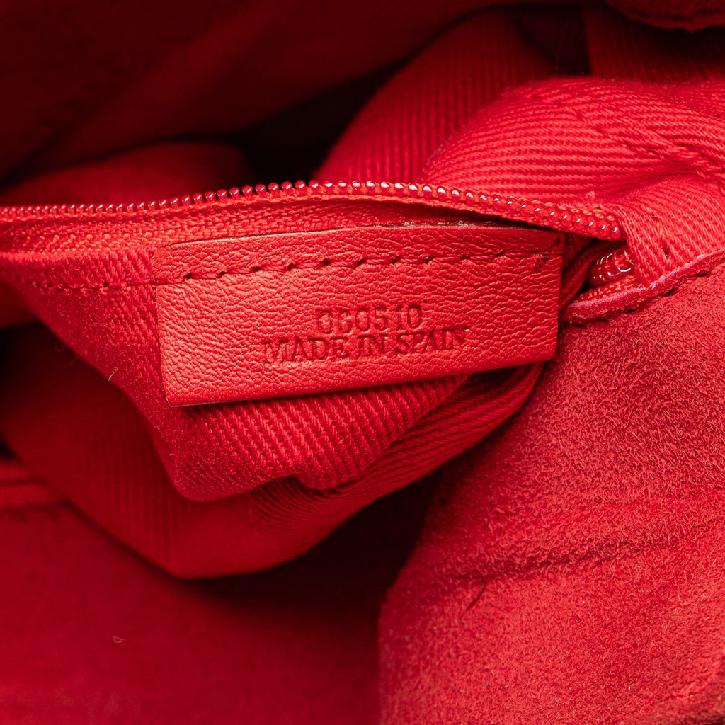 Loewe Mini Anagram Suede Handbag - Side view