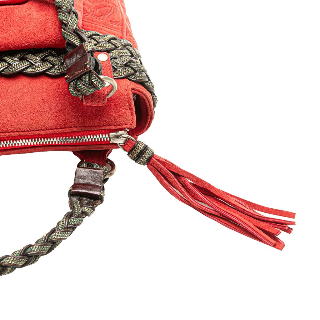 Loewe Mini Anagram Suede Handbag - Image 12